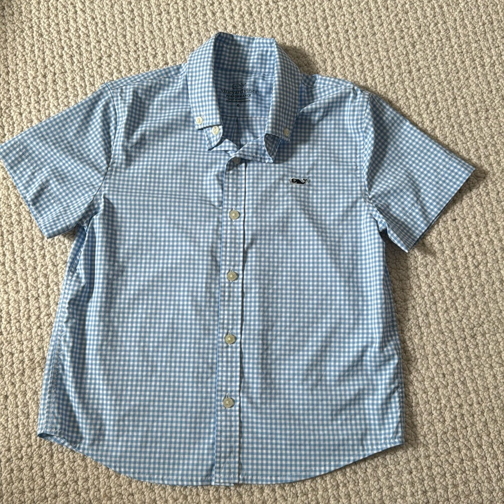 Vineyard Vines performance short sleeve button down